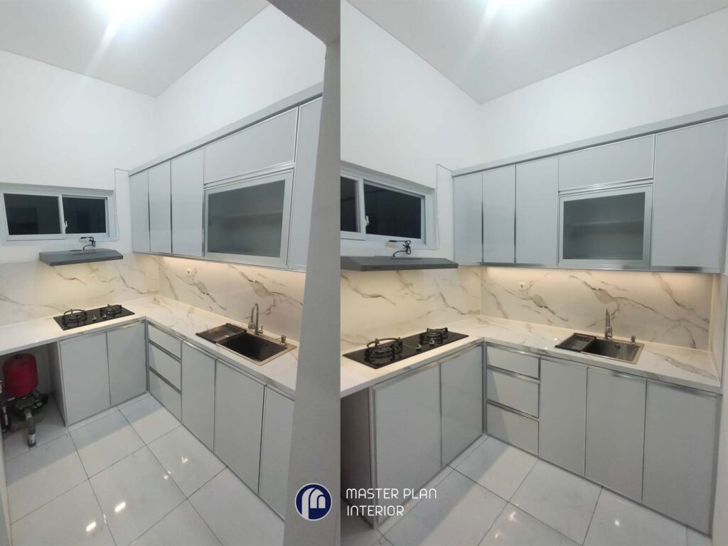 kitchen set aluminium