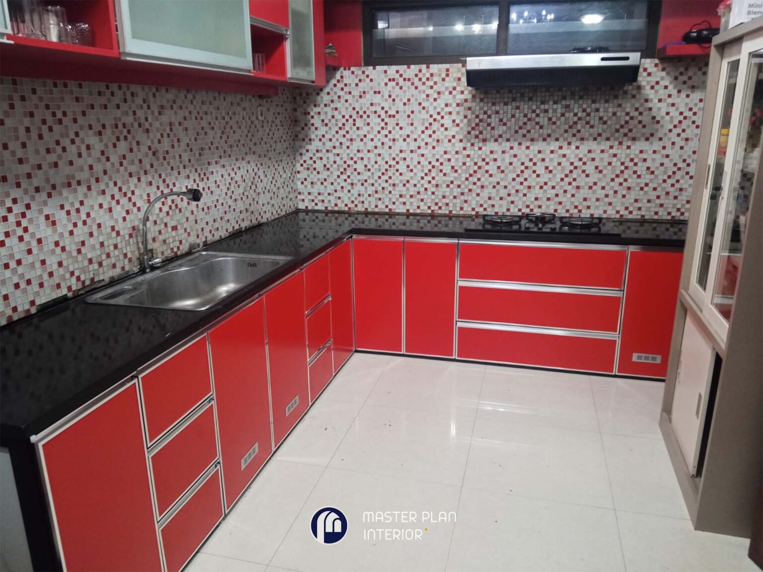 kitchen set aluminium