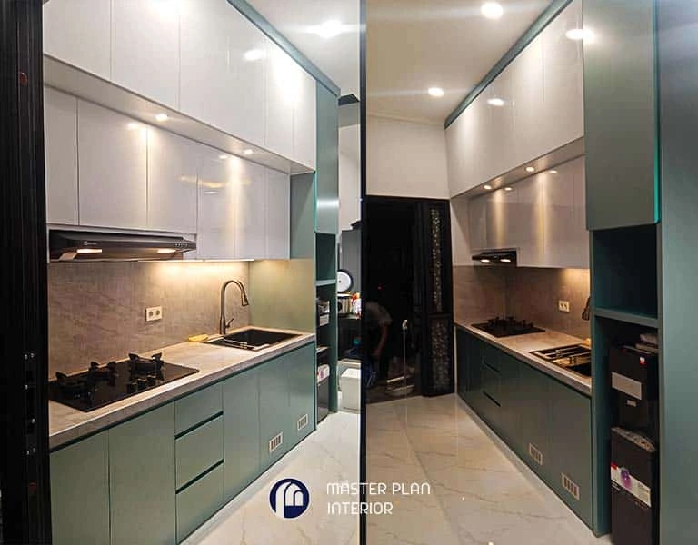 kitchen set aluminium acp