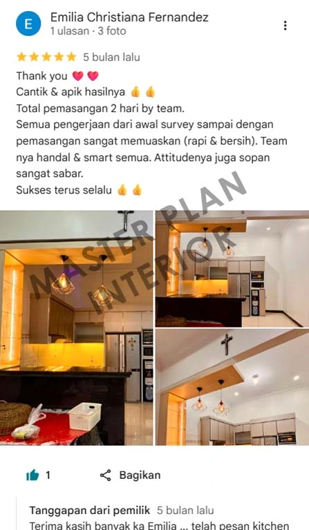 kitchen set aluminium bogor